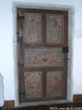Porta cela policromada-Museu - 1ºpiso