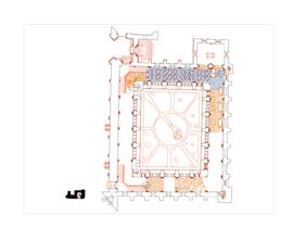 Levantamento arquitetónico - alterações/propostas: pavimento do claustro (2003)