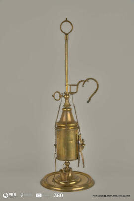 Candeeiro de azeite de dois lumes