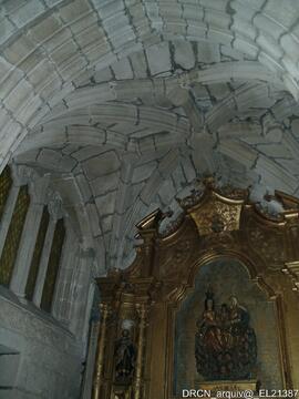 Interior - Lado Sul - Absidíolo - Abóbada Nervurada