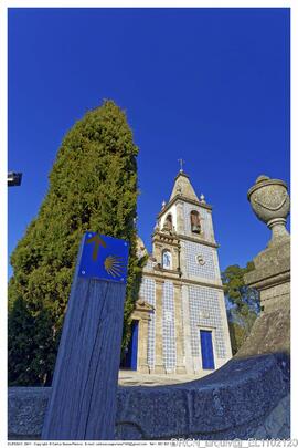 Placa informativa – Caminhos de Santiago