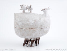 Peça cerâmica - Miriapode