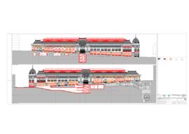Projeto de recuperação e reabilitação do Mercado do Bolhão - Licenciamento: alçados (2011)