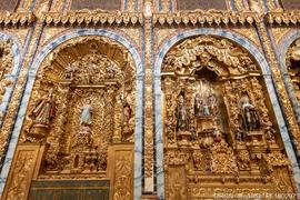Nave igreja, alçado sul, Retábulos Menino Jesus_Sagrada Família