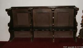 Fotografia do imovel: mobiliario. esculturas, pinturas, elementos arquitectonicos, portas, janelas.