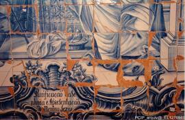 Intervenção de conservação e restauro (azulejo)