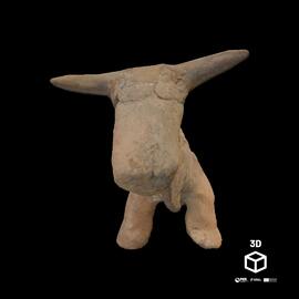 Estatueta de bovídeo