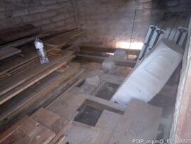 Fotografia da intervencao de conservacao e restauro