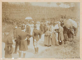 Álbum fotográfico - Passeios no Campo; saltos a cavalo; etc