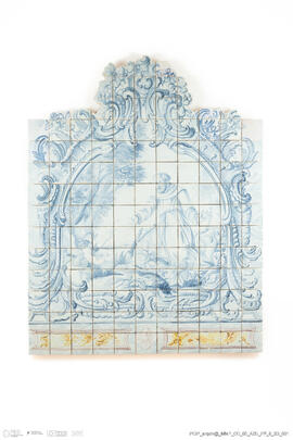 Painel de azulejo Santos