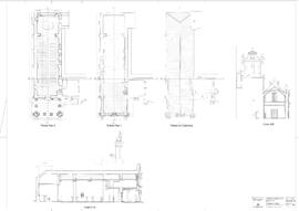 Levantamento arquitetónico - plantas, alçados e cortes (2016)