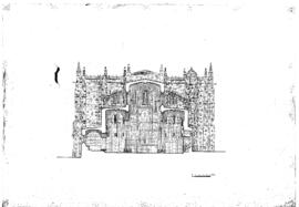 Levantamento arquitetónico: Planta e cortes [s.d.]
