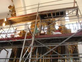 Órgão mudo - restauro MDF
