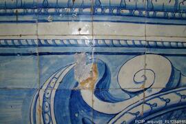 Parede em azulejo