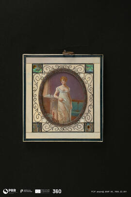 Retrato de Catherine Verlée, madame Charles Maurice de Talleyrand Périgord (Miniatura)