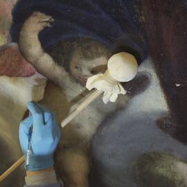 Pintura cavalete