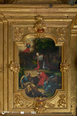 Pintura de Cristo no Monte das Oliveiras