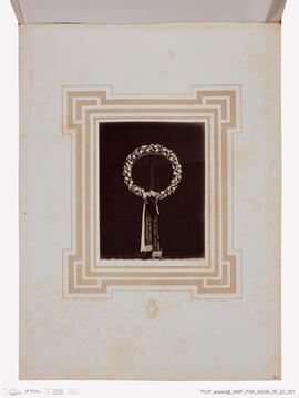 Álbum de fotografias morte rei Vítor Emanuel II