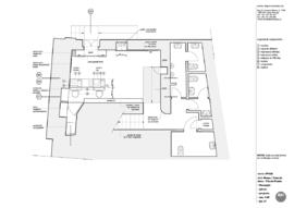 Projeto sala de exposições - plantas, cortes e vistas (2001)