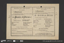 Banca á Gloria; O Rosario; Vida e Doçura