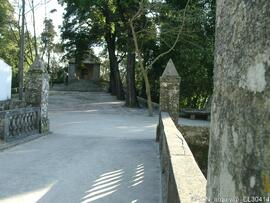 Pontão de ligação do terreiro da Capela de São Sebastião