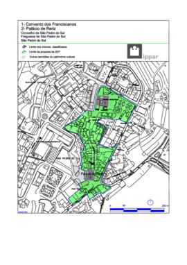 Planta - proposta da zona especial de proteção (2011)