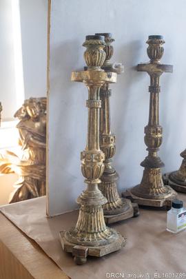 Atelier Porto Restauro, Retábulo-mor, Castiçais