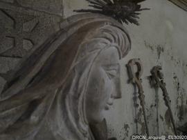 Escultura São Bento - Nave da igreja / Apeamento