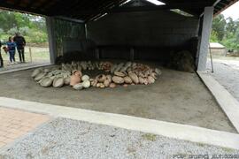 Fotografia do processo de produção