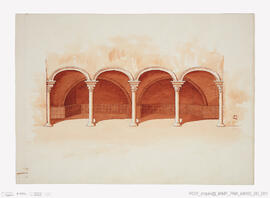 Arcaria do terraço de D. Afonso VI no Paço de Sintra