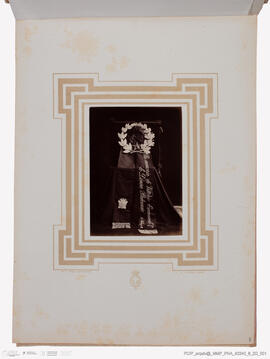 Álbum de fotografias morte rei Vítor Emanuel II