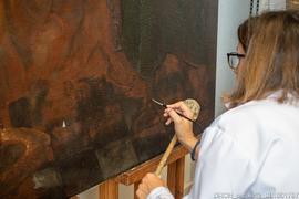 Atelier Porto Restauro, Nave, Tela Última Ceia, Pintura de cavalete