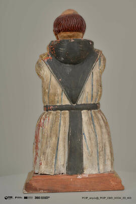 Relicário de um Santo monge (meio-corpo)