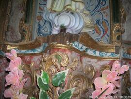 Retábulo de Nossa Senhora de Fátima – Base da escultura