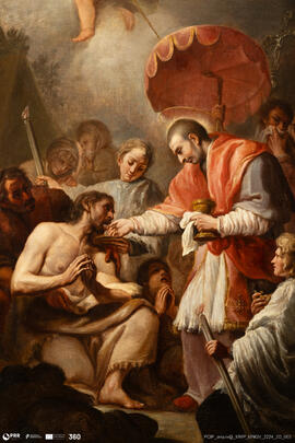 São Carlos Borromeu dando a Comunhão a um Pestífero