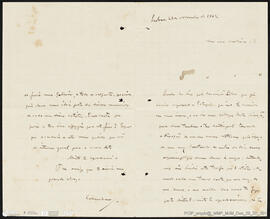 Carta manuscrita, de Columbano dirigida a José Malhoa
