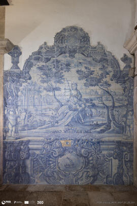 Painel azulejar figurativo - São João Batista menino