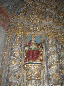 Retábulo-mor – Escultura “São  Pedro”