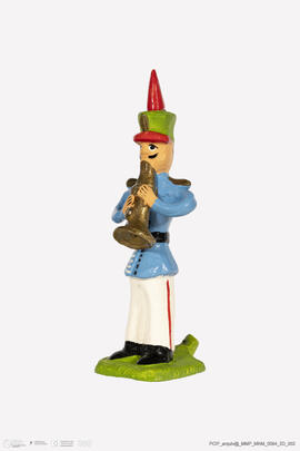 Músico tocando clarinete