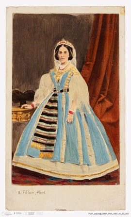 Álbum com fotografias do Baile de Máscaras de Carnaval de Fevereiro de 1865 no Paço Real da Ajuda