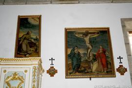 Pinturas “São Francisco de Assis” e “Calvário”