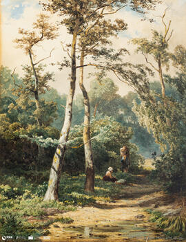 Trecho de Bosque com Figuras