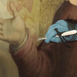 Pintura cavalete