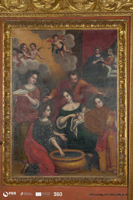 Pintura de preparação do banho do Menino