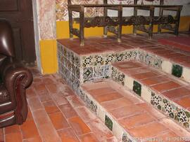 Escadas no interior do imóvel