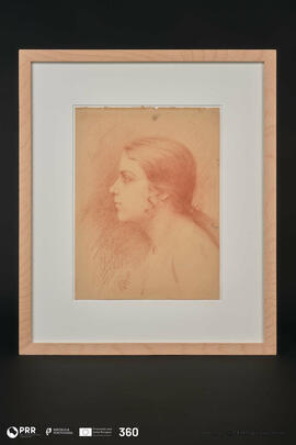 Retrato de rapariga de perfil