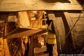 Capela-mor, Retábulo-mor, Teto tribuna, Desmonte pinturas cavalete, Cristo no Horto