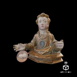 Busto-relicário - Santa Ágata, virgem mártir