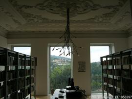 Biblioteca – Teto em estuque