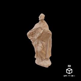 Estudo para estátua de Santo Agostinho